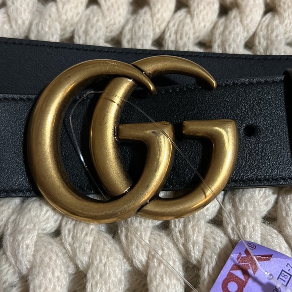 New GUCCI 2015 RE-EDITION WIDE LEATHER BELT main image 5